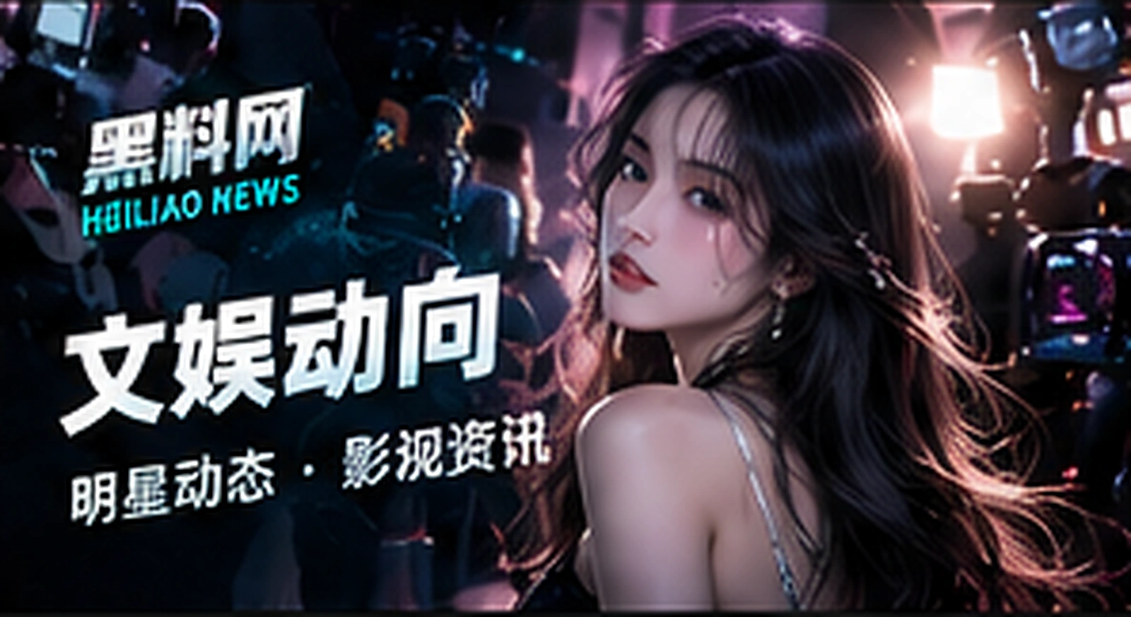 文娱视线主题概念配图