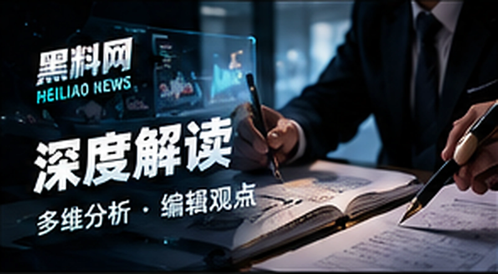 观点圆桌主题概念配图