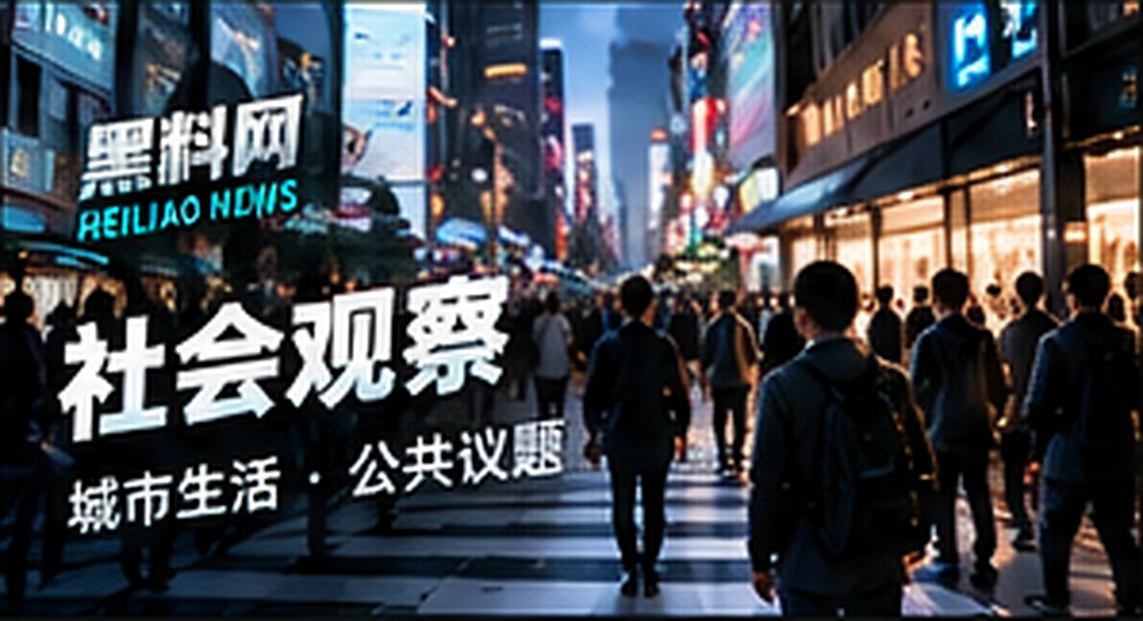城市公共生活概念配图